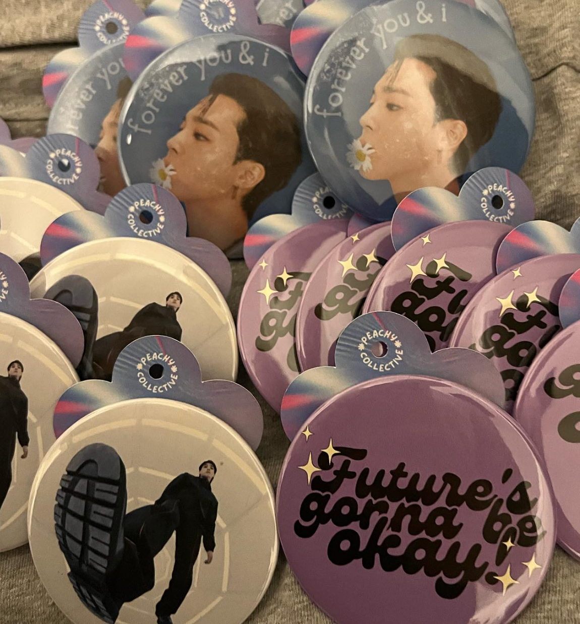 3" Big You & I Button