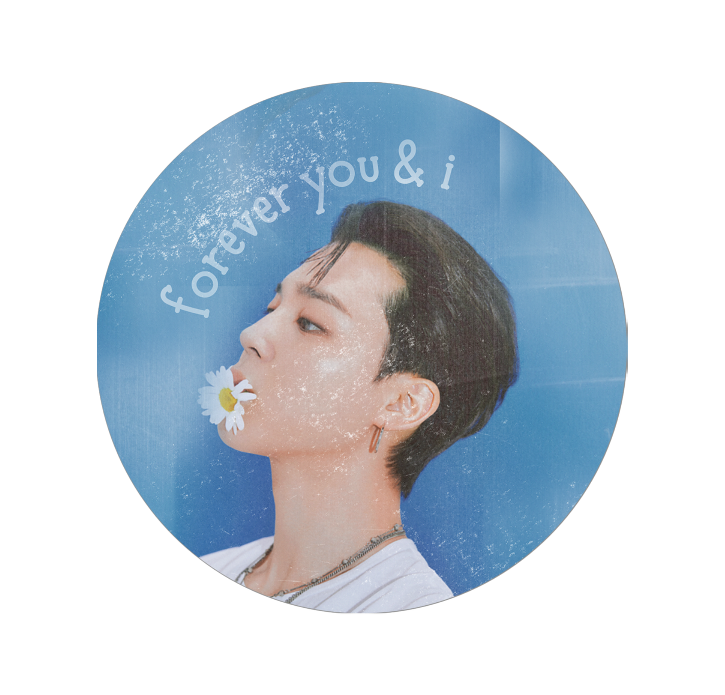 3" Big You & I Button