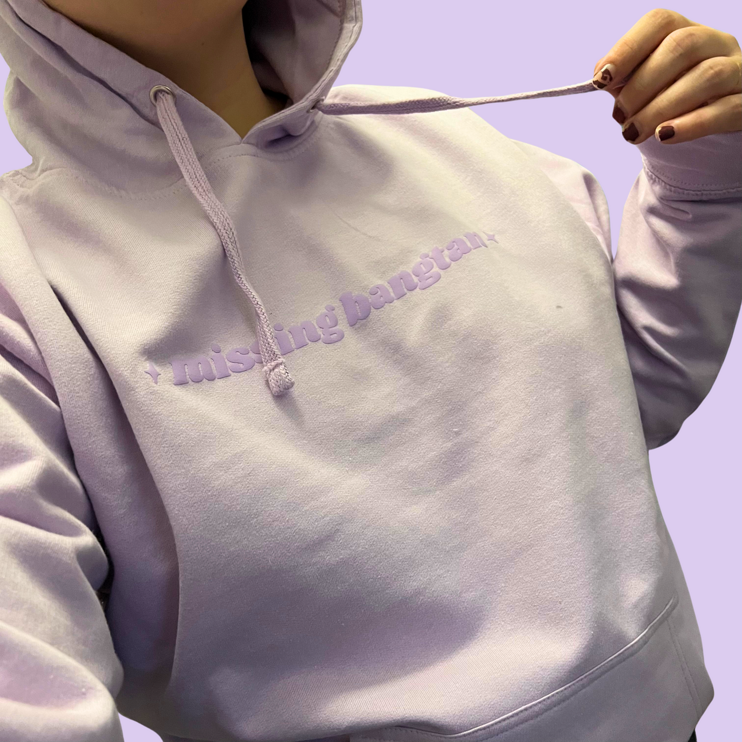 Missing Bangtan Lavender Sweatshirt
