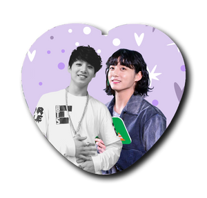 10 year JK Heart Button