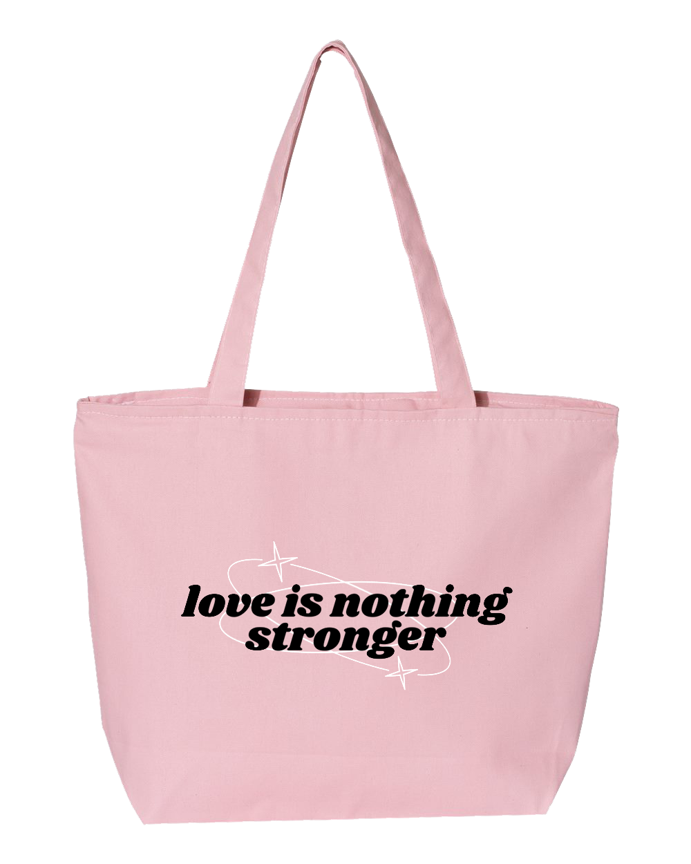 Love is Nothing Stronger Zipper Bag