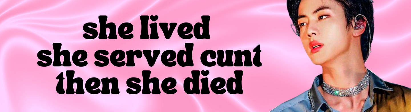 She Lived, She Served Bumper Sticker