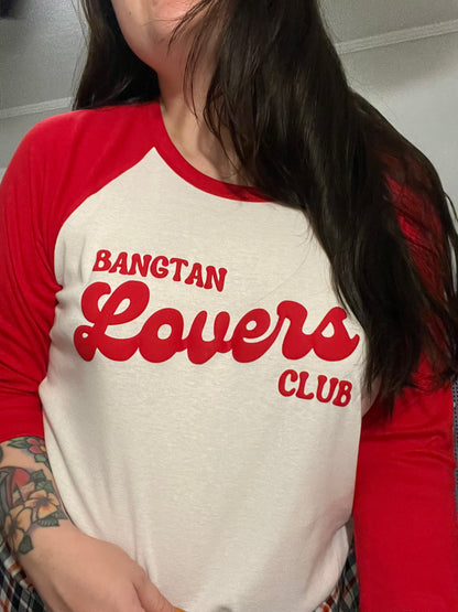 Unisex Bangtan Lovers Club Baseball Tee