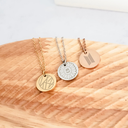 15mm Disc Necklace