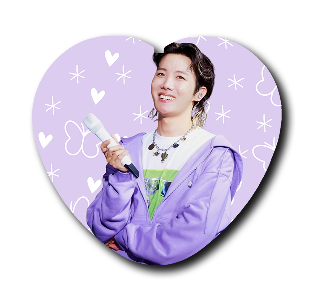 Sweet Busan J-Hope Heart Button