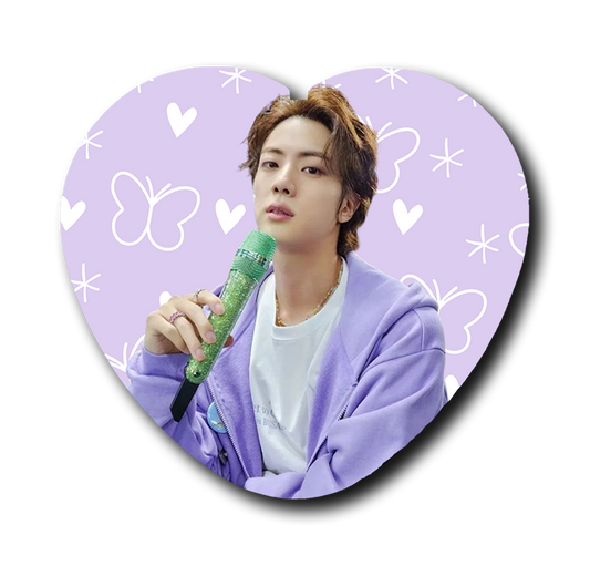 Sweet Busan Jin Heart Button