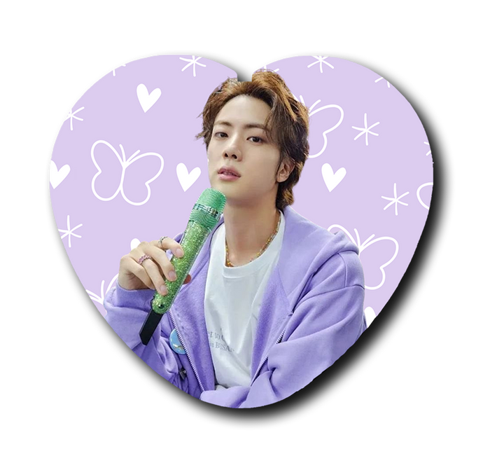 Sweet Busan Jin Heart Button