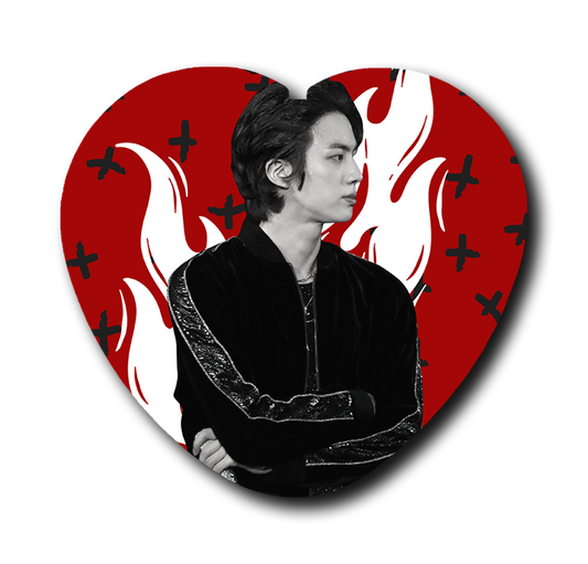 Spicy Busan Jin Heart Button