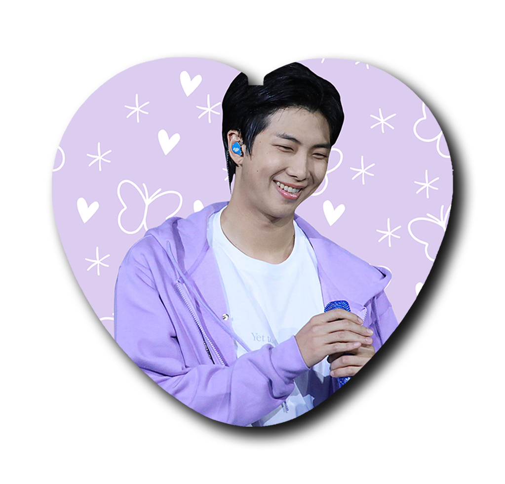 Sweet Busan Namjoon Heart Button